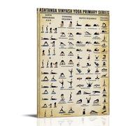 KUSDPKAJC Ashtanga Vinyasa Yoga Primary Series Póster Pintura Decorativa Lienzo Arte de Pared Salón Póster Dormitorio Pintura, Arte de Pared Impresión de Imagen Moderna Decoración de Habitación