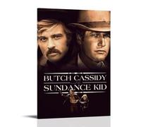 KUSDPKAJC Butch Cassidy And The Sundance Kid Poster Pintura Decorativa Lienzo Arte de Pared Salón Póster Dormitorio Pintura, Arte de Pared Impresión de Imagen Moderna Decoración de Habitación Familiar