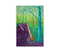 KUSDPKAJC David Hockney Póster Paisaje Primavera Pintura Decorativa Lienzo Arte de Pared Salón Póster Dormitorio Pintura, Arte de Pared Impresión de Imagen Moderna Decoración de Habitación Familiar 20