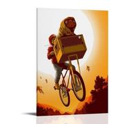 KUSDPKAJC E.T. The Extra Terrestre Película Arte Póster Pintura Decorativa Lienzo Arte Mural Salón Póster Dormitorio Pintura, Arte de Pared Impresión de Imagen Moderna Decoración de Habitación
