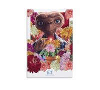 KUSDPKAJC E.T. The Extra Terrestre Póster Pintura Decorativa Lienzo Arte de Pared Salón Póster Dormitorio Pintura, Arte de Pared Impresión de Imagen Moderna Decoración de Habitación Familiar 24 x 36