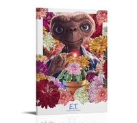 KUSDPKAJC E.T. The Extra Terrestre Póster Pintura Decorativa Lienzo Arte de Pared Salón Póster Dormitorio Pintura, Arte de Pared Impresión de Imagen Moderna Decoración de Habitación Familiar 24 x 36