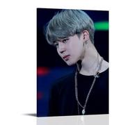 KUSDPKAJC Póster de ídolo del grupo de chicos de Park Jimin Boy Pintura Decorativa Lienzo Arte de Pared Sala de Estar Póster Dormitorio Pintura, Arte de Pared Impresión de Imagen Moderna Decoración de