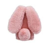 KUSEZJK Funda de Felpa para Xiaomi Poco X7 5G, Lindo Funda Protectora de Suave y Esponjosa, Anti-Choque Carcasa con Conejo Caja del Celular de TPU con Diamantes de Imitación de Moda