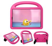 KUSEZJK Funda Protectora para Lenovo Tab M10 HD 10.1" TB-X505F TB-X505L, Ligera, a Prueba de Golpes, con asa de Transporte y Soporte Caso para Lenovo Tab M10 HD 10.1" TB-X505F TB-X505L (Rosa Roja)