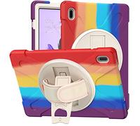 KUSEZJK Samsung Galaxy Tab S7 FE 12.4 T730 T735 T736B T736N Caso, Tres Capa Resistente Cuerpo Completo Funda Protectora con Soporte/Correa de Mano para Galaxy Tab S7 FE 12.4 T730 T735 T736B T736N