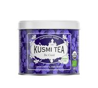 Kusmi Tea - Be Cool - Té Orgánico - Mezcla de Plantas, Menta Piperita, Regaliz y Manzana - Tisana Orgánica sin Teína - Lata de Té de 90g - Cantidad para aprox. 50 tazas