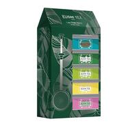 Kusmi Tea - Estuche de tés verdes + pinza para té - Surtido de tés ecológicos - Idea de regalo para hombre y mujer - Té verde con menta, jazmín, limón y jengibre - 5 cajas de 25