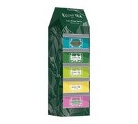 Kusmi Tea - Estuche de tés verdes - Surtido de tés ecológicos - Idea de regalo para hombre y mujer - Té verde con menta, jazmín, limón y jengibre - Fabricado en Francia - 5 cajas de 25g
