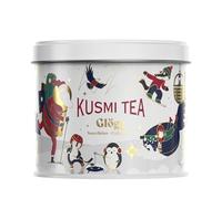 Kusmi Tea - Infusión especiada de Navidad Glögg - Té Orgánico - Hibisco, grosella negra y uva - Canela y cardamomo - Edición limitada 2024 - Lata de té metálica 125g (Frosty Christmas)