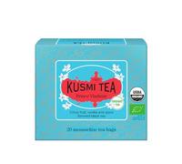 Kusmi Tea - Prince Vladimir orgánico - Té negro orgánico aromatizado con cítricos, vainilla y especias - Caja de 20 bolsitas