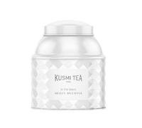 Kusmi Tea - Té Blanco Orgánico Alain Ducasse - Mezcla de Té Blanco y Verde Aromatizado Con Frambuesa y Rosa - Lata de 120g - Aprox. 50 Tazas