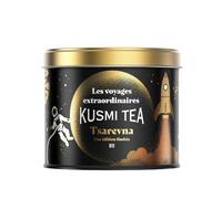 Kusmi Tea - Té Negro Orgánico de Navidad Tsarevna - Notas de Naranja, Vainilla y Especias - Edición Limitada 2025 - Caja metálica 120g - Unas 50 tazas