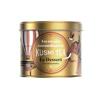 Kusmi Tea - Té verde Navidad Dessert - Aromas de vainilla, manzana y almendra - Té verde suave y ligero - Edición limitada 2025 -Lata de Té de 90g - Cantidad para aprox. 50 tazas