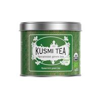Kusmi Tea - Té Verde Orgánico Con Menta - Mezcla de Té Gunpowder - Disfrutar Caliente o Con Hielo - Auténticas Hojas - Lata de 100g, Para Aprox. 50 Tazas