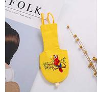 KUSO Pañal de loro, reutilizables, lavables, ropa de vuelo, kimono, para pájaros, periquitos, cacatúas, cacatúas, guacamayos africanos (XL, amarillo)