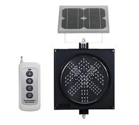 KUSOLE Semáforo Solar Industrial con Control Remoto, Luz De Freno Roja/Verde con Flecha, Indicador LED De 300 Mm, Panel Solar Impermeable para Carretera Y Peaje.
