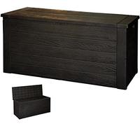 Caja De Almacenaje Para Jardín Gris Oscuro 300 L Progarden