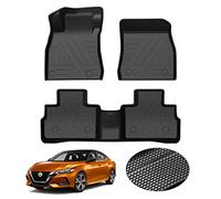 KUST Alfombrillas para Todo Tipo de Clima para Nissan Sentra 2020-2021, Ajuste Personalizado, Forro Antideslizante de Primera y Segunda Fila.