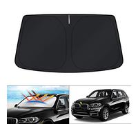 KUST Parasol para Parabrisas de Ajuste Personalizado para BMW X5 2014 2015 2016 2017 2018, Accesorios, Protector de Visera Plegable, bloquea los Rayos UV para Mantener tu Coche Fresco
