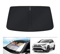 KUST Parasol para parabrisas para Toyota RAV4 Hybrid 2020, bloques limitados, rayos UV, parasol plegable, para Toyota RAV4 2019 2020 2021, mantiene tu coche fresco