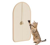 Kustimantu - Alfombra de garras para gatos - Rascador horizontal de sisal para suelo - Juguete de garras resistente para gatito que protege el suelo, alfombra y sofá