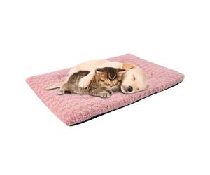 Kustimantu Alfombra para perro, manta para gatos, 70 x 50 cm, colchón para mascotas, lavable a máquina, apto para secadora, antideslizante