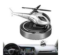 Kustimantu Ambientador para coche, diseño de helicóptero, decoración de tablero de instrumentos solar, eliminador de olores de larga duración con natural para el trabajo, el gimnasio, los viajes