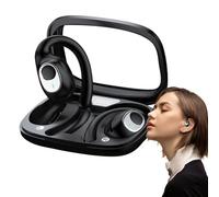 Kustimantu Auriculares Inalámbricos | Auriculares Supra-Auricular | Auriculares con reducción activa de ruido estéreo equipados con pantalla digital para deporte fitness entrenamiento de carreras para