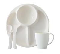 Kustimantu - Bandejas de comida para adultos - Platos reutilizables para tabiques - Ideal para casa, catering, eventos, comunidades y camping