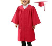 Kustimantu Birretes y Togas de Graduación para Niños - Disfraz de Felicitaciones para Graduados,Ropa de Celebración para Graduados - para Ceremonia, Celebración, Banquete, Reunión, Fotografía