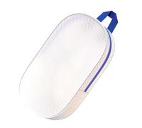 Kustimantu Bolsa De Playa De Eva - Bolsa De Deporte Para El Fitness Y Ocio, Bolsa Con Cremallera Impermeable Para Natación Correr Viajes Viajes, Blanco, Lösung, Ver descripción