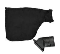 Kustimantu Bolsa para sierra ingletadora | Bolsa para el polvo | Accesorios ajustables para cortadoras, lijadoras y sierras ingletadoras de carpintería recipiente negro