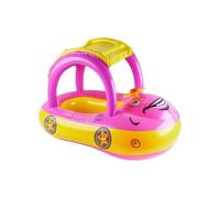 Kustimantu Boya de natación para bebé - Boya de coche inflable con toldo para estanques lagos y playas
