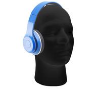 Kustimantu - Cabeza de presentación para pelucas | Cabeza de maniquí de espuma de terciopelo negro para presentación, pelucas, para accesorios para el cabello, gafas Bufandas, joyas, peinados, cascos