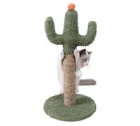 Kustimantu Cactus Cat Tree, Lindo Cat Scratcher,Cat Mignon Scratching Post | Agujero de uñas de sisal estable, postes de rascar de gatito con bola interactiva para gatitos pequeños