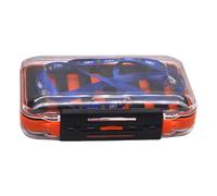 Kustimantu Caja de Almacenamiento de Cebo, Caja de señuelos de - Caja de Impermeable con Tapa Transparente | Organizador de señuelos de con Anillo de Silicona, Caja de Almacenamiento