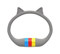 Kustimantu Candado de bicicleta combinación - Candado de bicicleta en forma de orejas de gato - Diseño de orejas de gato Candado de silicona para puerta barbacoa Parking Valla de desplazamiento Urbano