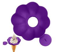 Kustimantu Catcher de goteo de palomita, sin soporte de paleta - Protector de goteo de palillo de helado | Lavavajillas portátiles Protegidos de palomitas de silicona de forma segura para