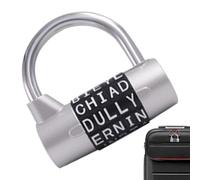 Kustimantu Cerradura de seguridad para taquillas, cerradura de código estable para puertas, cadenas, equipaje, cajones y armarios como cierre de seguridad