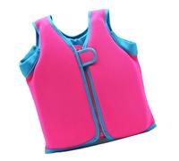 Kustimantu - Chaleco de natación ajustable para niños, ayuda a la flotabilidad con cremallera para 4-12 años, niñas y niños, para piscina, playa, hogar, jardín