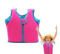 Kustimantu Chaleco de natación para niños, ajustable | Ayuda a la flotabilidad con cremallera para 4-12 años, niñas y niños para piscina, playa, hogar, jardín