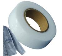 Kustimantu Cinta de tela, cinta adhesiva, cinta adhesiva de doble cara | Base de lino no tejida resistente al alto rendimiento, amigable para los puños, cuello, dobladillo