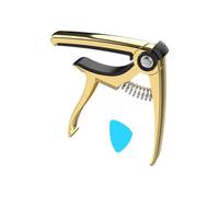 Kustimantu Clip Capo de guitarra, abrazadera de ajuste de guitarra Capo - Abrazadera de ajuste de cuerdas de ukelele acústico con opción | Accesorios para sintonizador de cuerdas para instrumentos