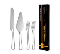 Kustimantu Cortador De Queso Profesional,Mango Ergonómico,Tenedores Para Postres - Utensilios de Cocina para Repostería, Queso, Tarta y Pan con Accesorios para Servir