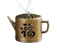 Kustimantu Cuenco de incienso, aleación de zinc Soporte para varillas aromáticas para el hogar - Purificación de aire y ambientador para meditación, salón, dormitorio, sala de té