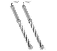 Kustimantu Cuerdas de entrenamiento - 2 unidades de combate inalámbricas - Correas antideslizantes compactas para fitness, sin enredos, para programas de adelgazamiento, entrenamiento de boxeo, viajes