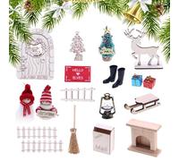 Kustimantu Decoración Hogar | Accesorios de Navidad para el Hogar - Juguetes de Imitación para Fiesta de Vacaciones | Decoraciones para Fiestas de Invierno