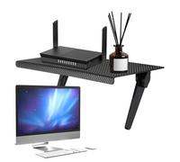 Kustimantu Estante para TV - Repisa para Pantalla De Ordenador De 33 Cm,Consola Proyector Ajustable Organizador Electrónico para Portátil Router Barra Sonido Sala Juego Hogar