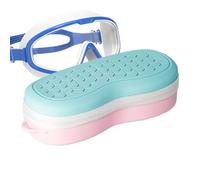 Kustimantu Estuche Protector para Gafas, Portagafas de Buceo, Funda De Silicona para Accesorios Deportivos Playa Viaje Verano Buceo